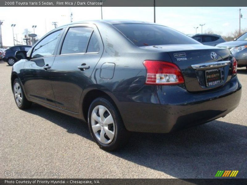 Flint Mica / Dark Charcoal 2008 Toyota Yaris S Sedan