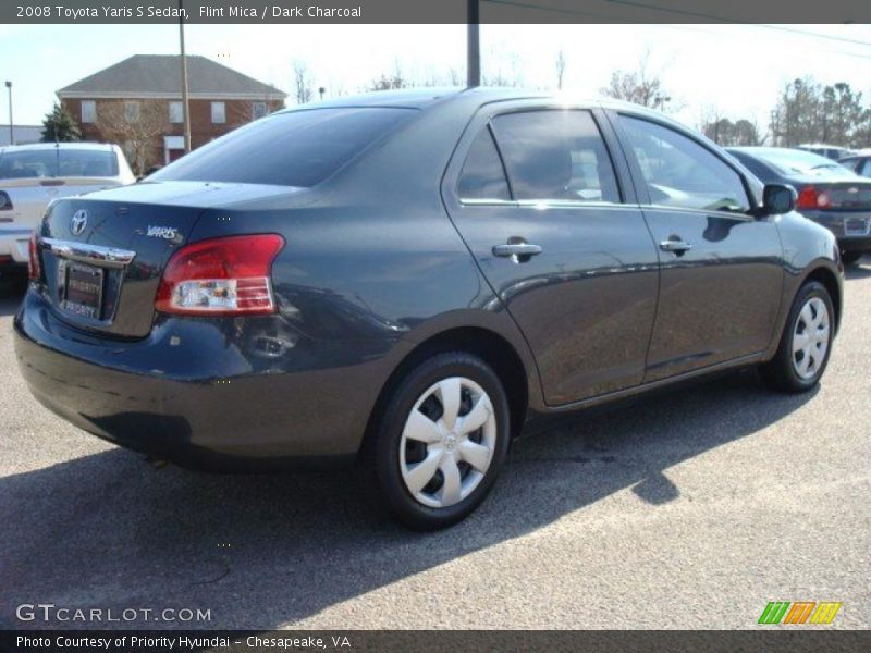 Flint Mica / Dark Charcoal 2008 Toyota Yaris S Sedan