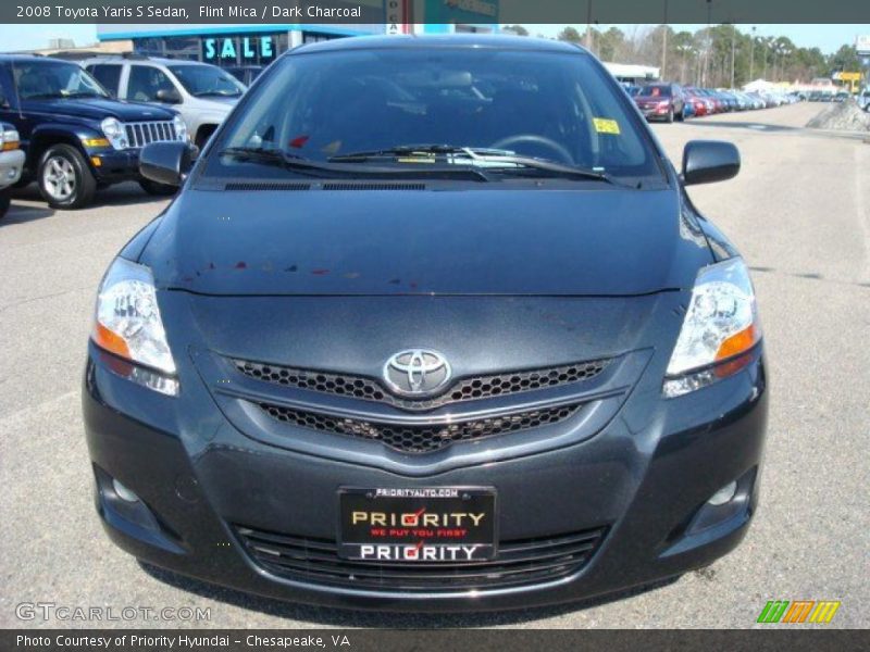 Flint Mica / Dark Charcoal 2008 Toyota Yaris S Sedan