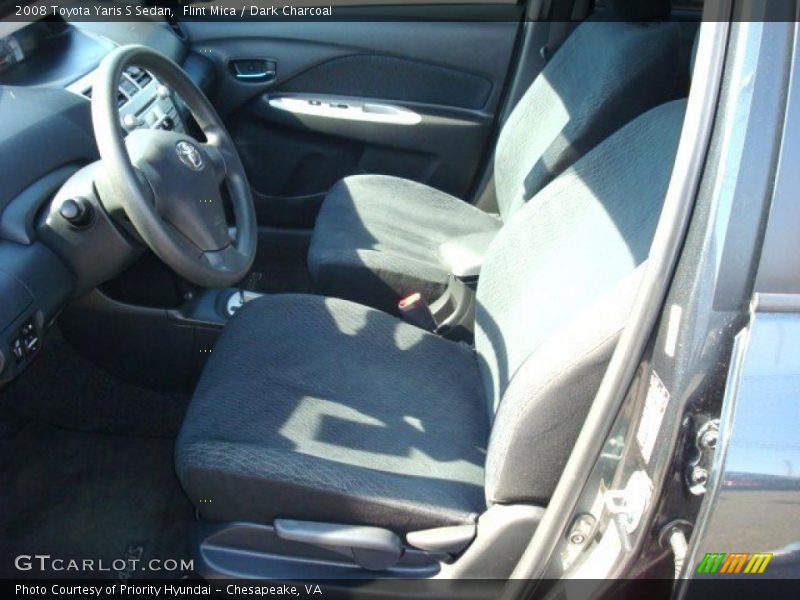 Flint Mica / Dark Charcoal 2008 Toyota Yaris S Sedan