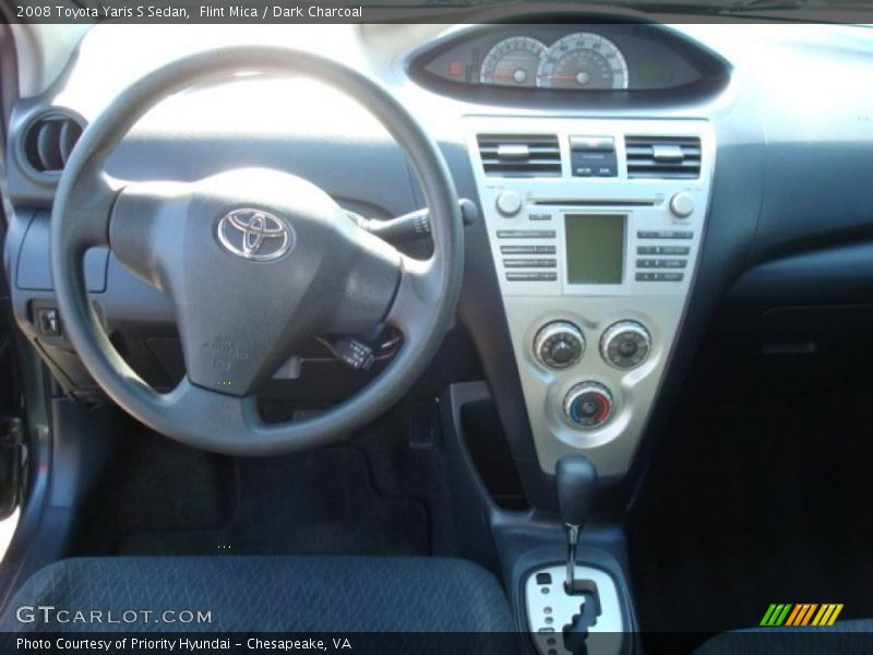 Flint Mica / Dark Charcoal 2008 Toyota Yaris S Sedan