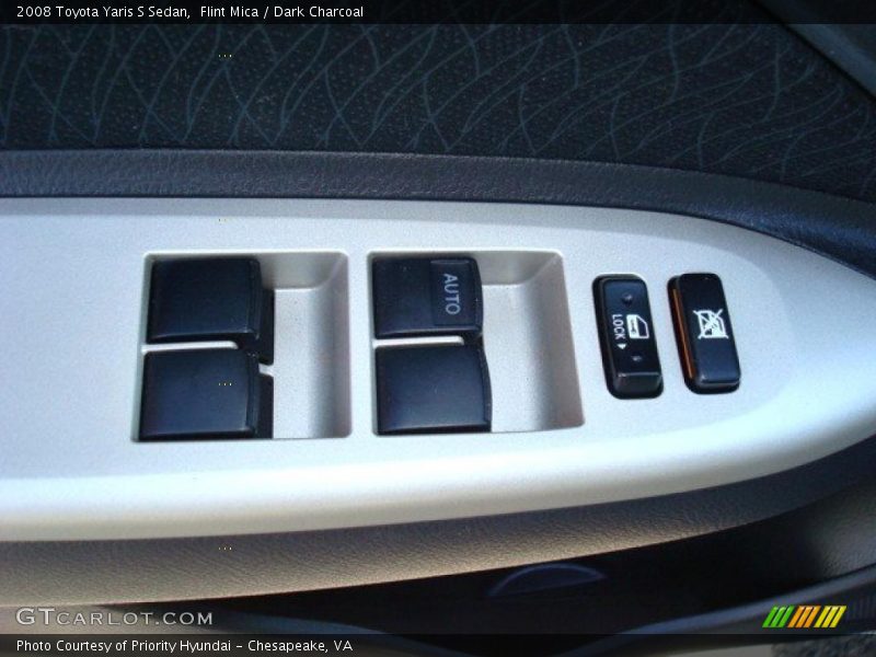 Flint Mica / Dark Charcoal 2008 Toyota Yaris S Sedan