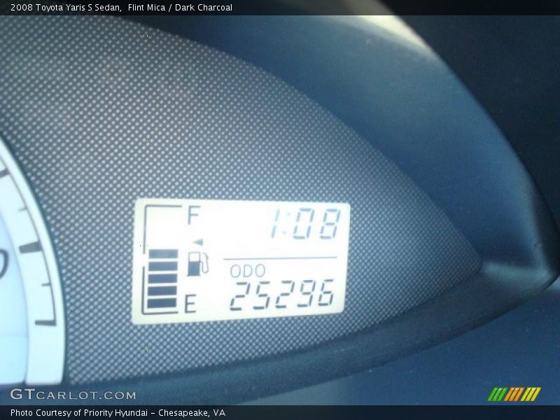 Flint Mica / Dark Charcoal 2008 Toyota Yaris S Sedan