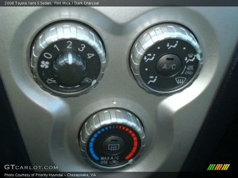 Flint Mica / Dark Charcoal 2008 Toyota Yaris S Sedan