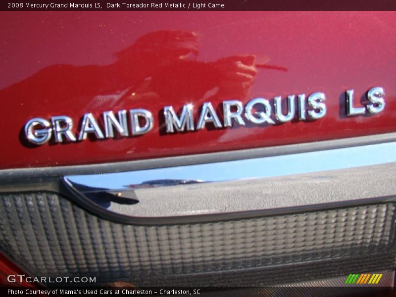 Dark Toreador Red Metallic / Light Camel 2008 Mercury Grand Marquis LS