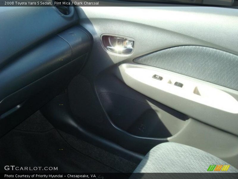 Flint Mica / Dark Charcoal 2008 Toyota Yaris S Sedan