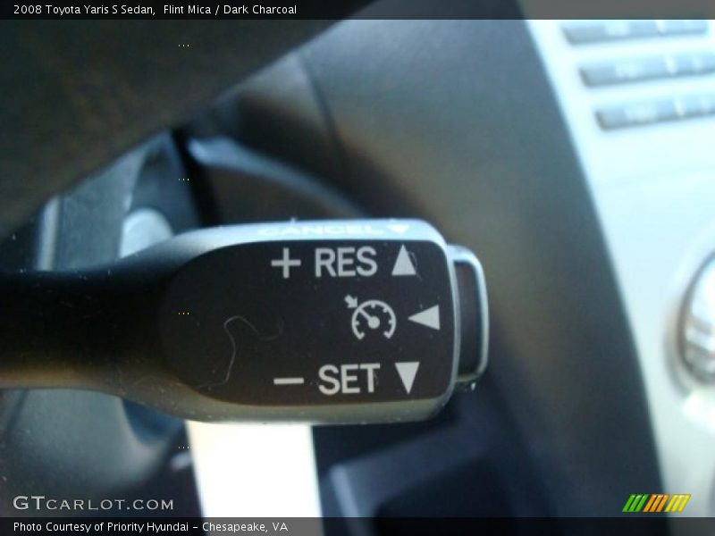 Flint Mica / Dark Charcoal 2008 Toyota Yaris S Sedan