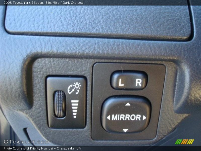 Flint Mica / Dark Charcoal 2008 Toyota Yaris S Sedan