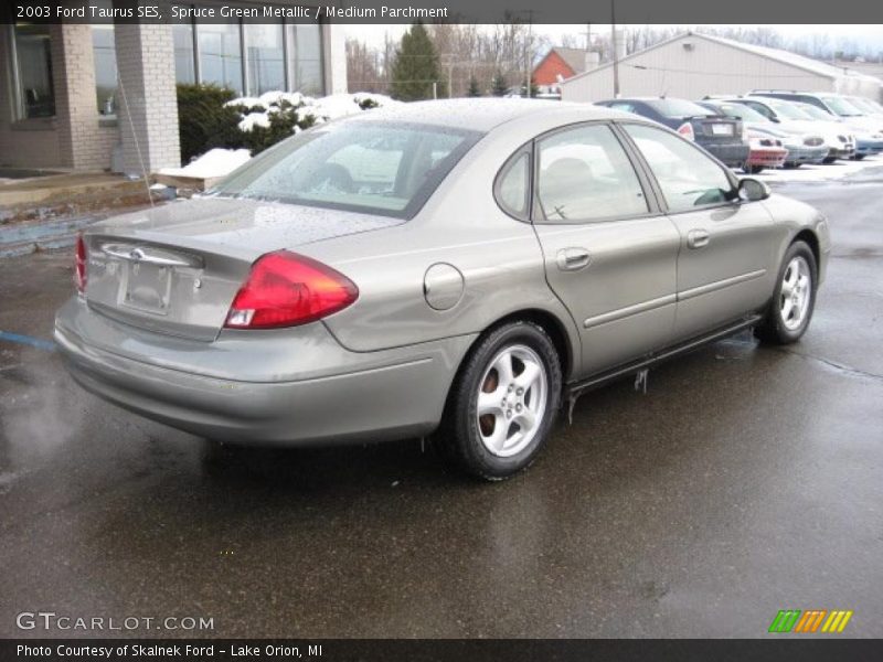 Spruce Green Metallic / Medium Parchment 2003 Ford Taurus SES