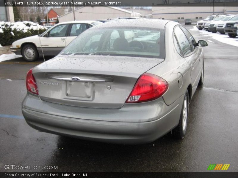 Spruce Green Metallic / Medium Parchment 2003 Ford Taurus SES