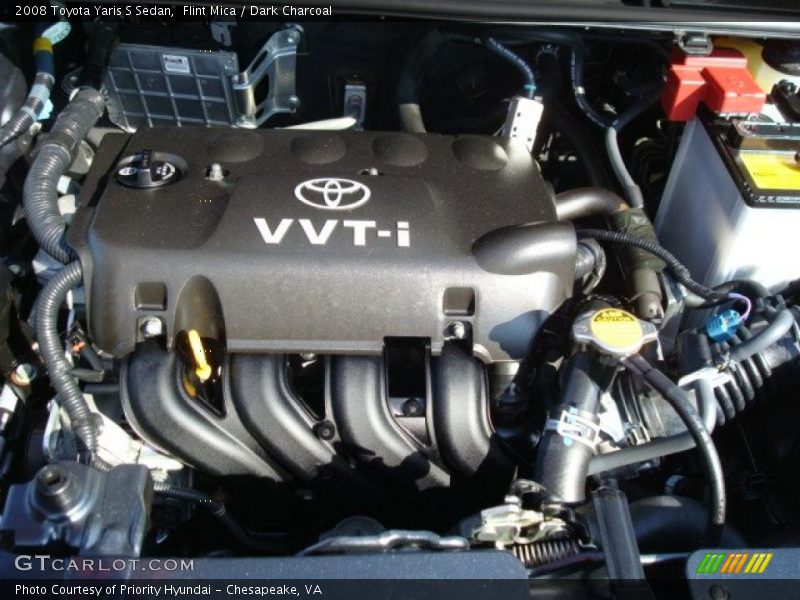 Flint Mica / Dark Charcoal 2008 Toyota Yaris S Sedan