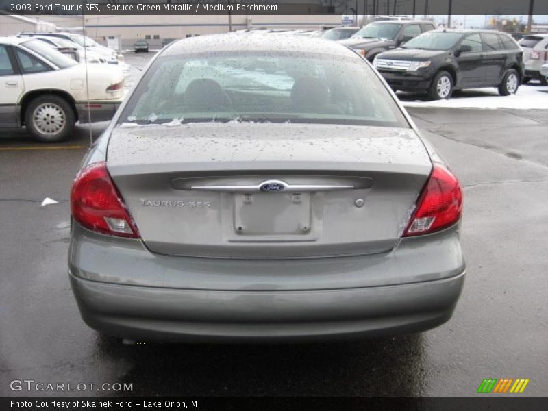 Spruce Green Metallic / Medium Parchment 2003 Ford Taurus SES