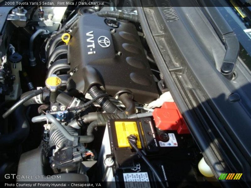 Flint Mica / Dark Charcoal 2008 Toyota Yaris S Sedan