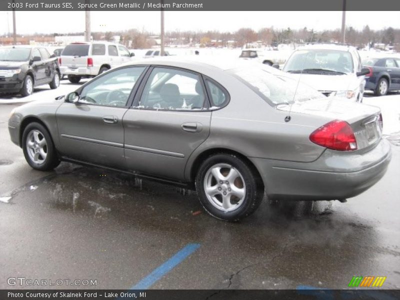 Spruce Green Metallic / Medium Parchment 2003 Ford Taurus SES