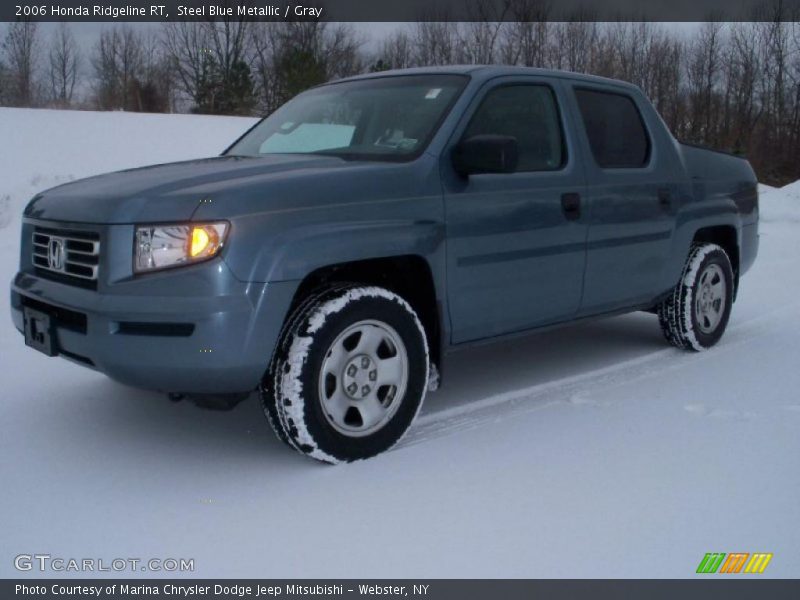 Steel Blue Metallic / Gray 2006 Honda Ridgeline RT