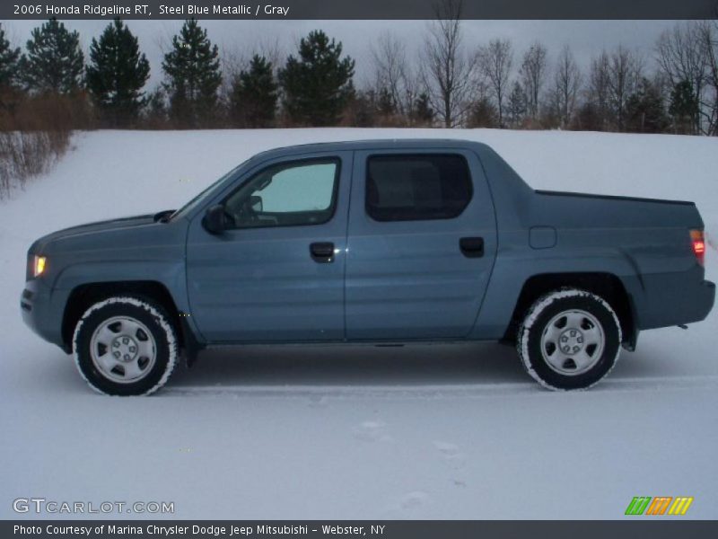 Steel Blue Metallic / Gray 2006 Honda Ridgeline RT