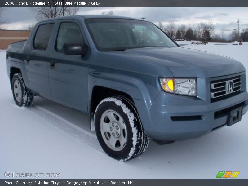 Steel Blue Metallic / Gray 2006 Honda Ridgeline RT
