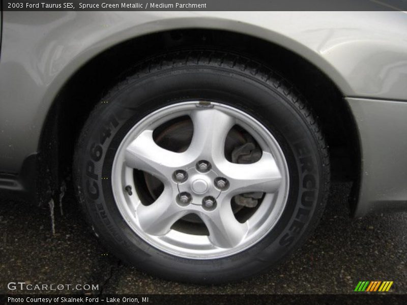Spruce Green Metallic / Medium Parchment 2003 Ford Taurus SES