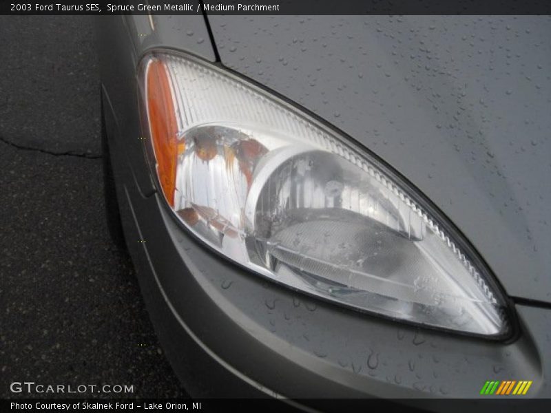 Spruce Green Metallic / Medium Parchment 2003 Ford Taurus SES