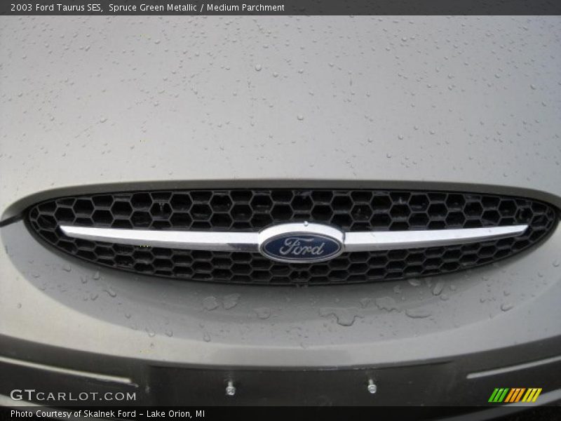 Spruce Green Metallic / Medium Parchment 2003 Ford Taurus SES