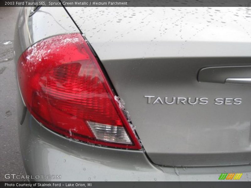 Spruce Green Metallic / Medium Parchment 2003 Ford Taurus SES