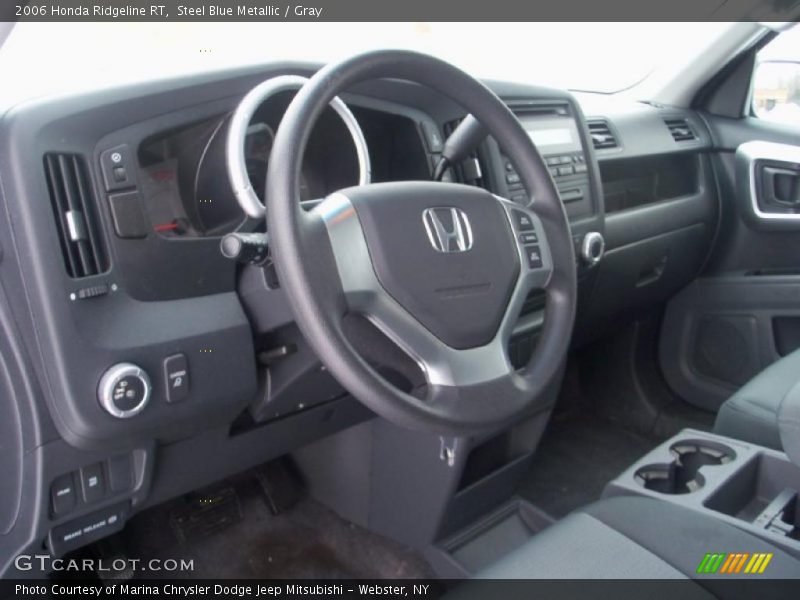 Steel Blue Metallic / Gray 2006 Honda Ridgeline RT