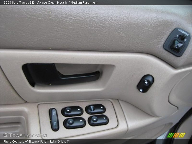 Spruce Green Metallic / Medium Parchment 2003 Ford Taurus SES