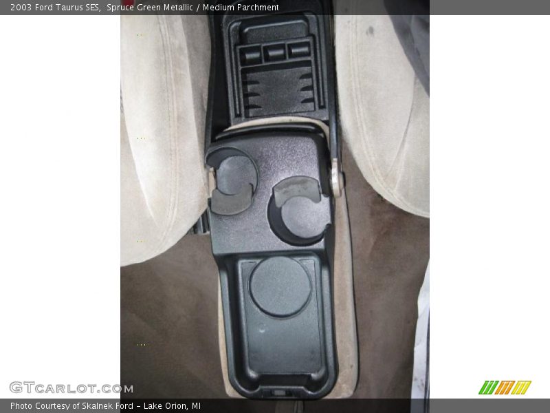 Spruce Green Metallic / Medium Parchment 2003 Ford Taurus SES