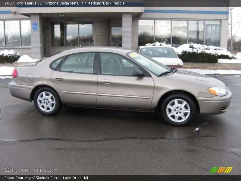 Arizona Beige Metallic / Medium/Dark Pebble 2007 Ford Taurus SE