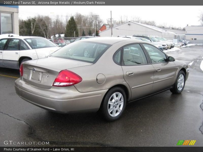 Arizona Beige Metallic / Medium/Dark Pebble 2007 Ford Taurus SE