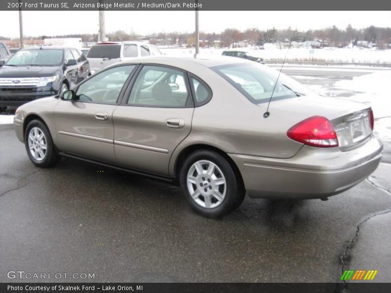 Arizona Beige Metallic / Medium/Dark Pebble 2007 Ford Taurus SE