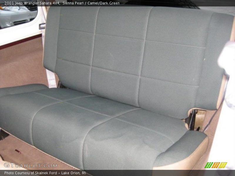 Sienna Pearl / Camel/Dark Green 2001 Jeep Wrangler Sahara 4x4