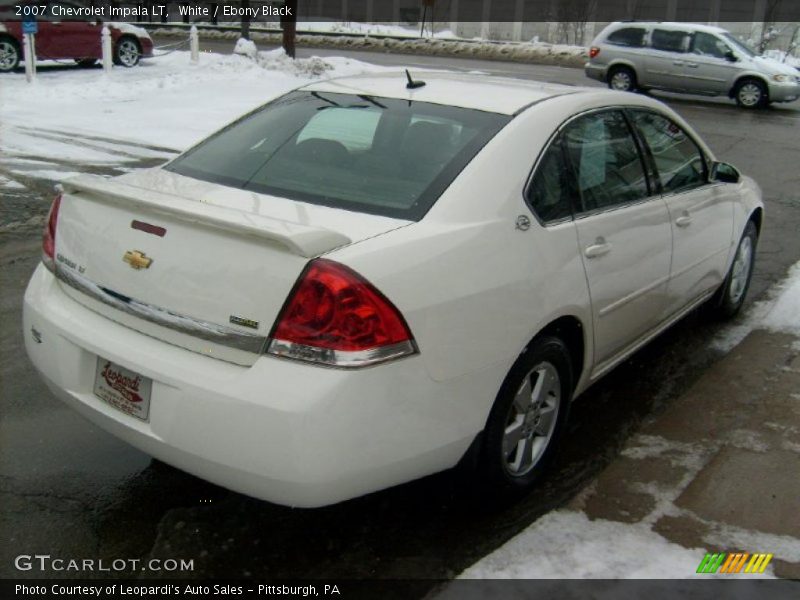 White / Ebony Black 2007 Chevrolet Impala LT