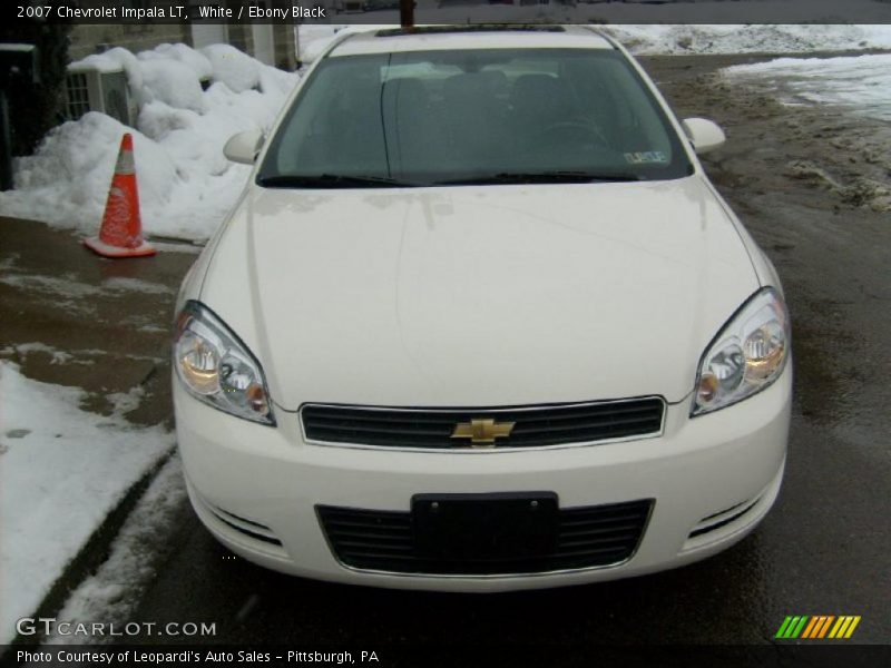White / Ebony Black 2007 Chevrolet Impala LT