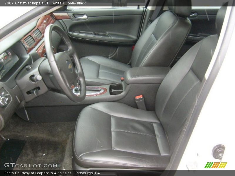 White / Ebony Black 2007 Chevrolet Impala LT