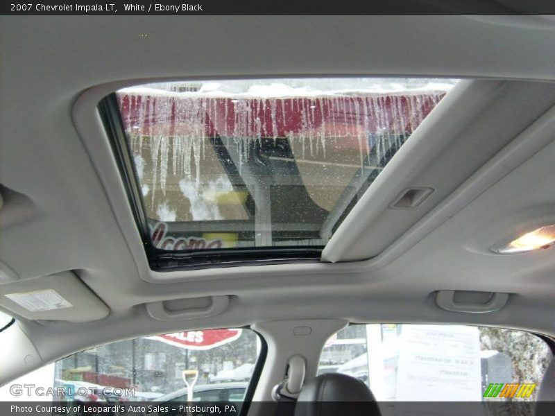 White / Ebony Black 2007 Chevrolet Impala LT