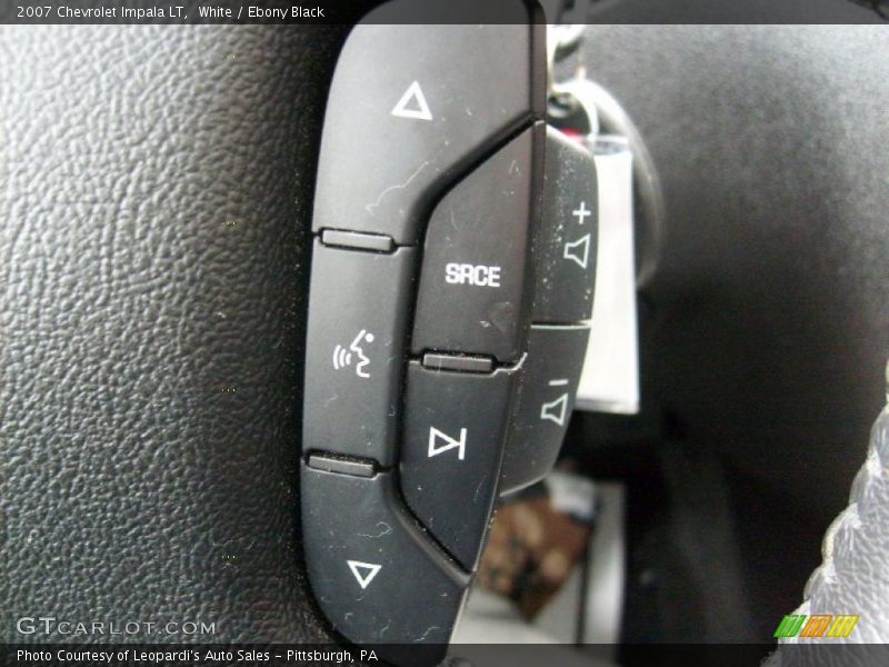 White / Ebony Black 2007 Chevrolet Impala LT
