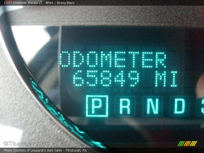 White / Ebony Black 2007 Chevrolet Impala LT