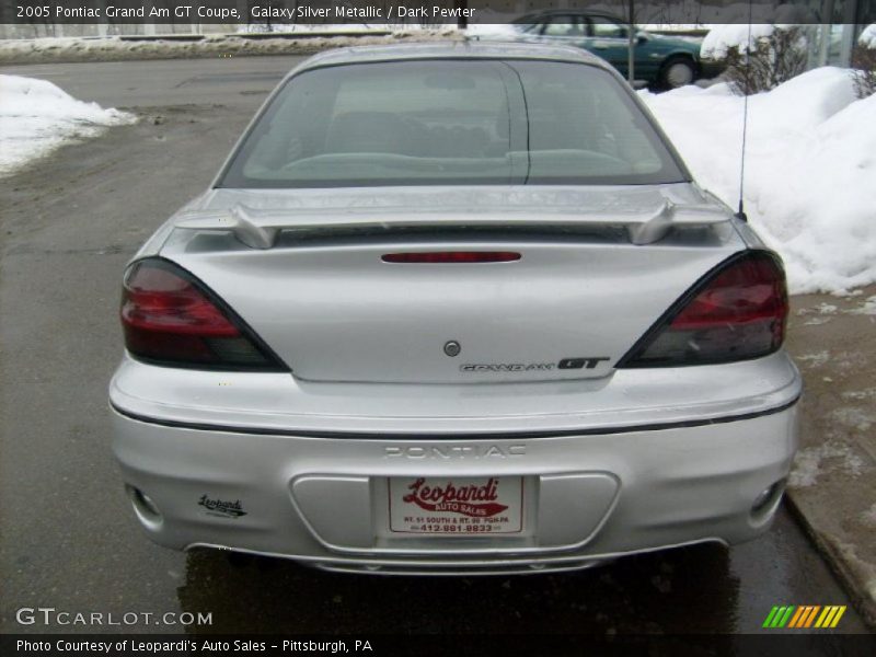 Galaxy Silver Metallic / Dark Pewter 2005 Pontiac Grand Am GT Coupe