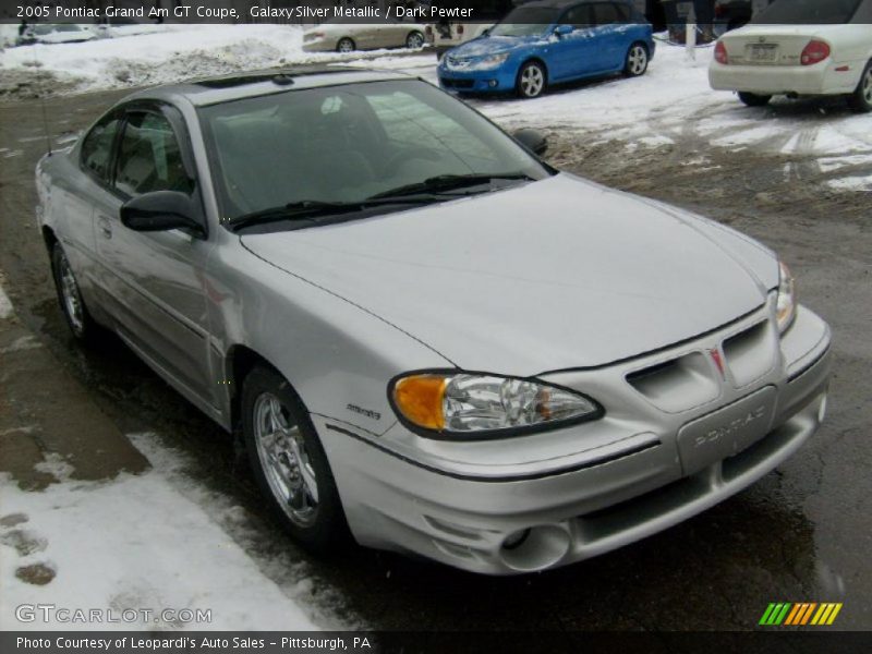 Galaxy Silver Metallic / Dark Pewter 2005 Pontiac Grand Am GT Coupe