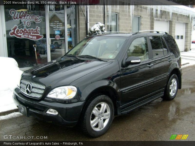 Black / Java 2005 Mercedes-Benz ML 350 4Matic