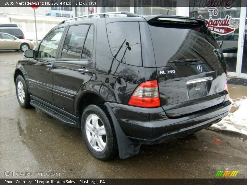 Black / Java 2005 Mercedes-Benz ML 350 4Matic