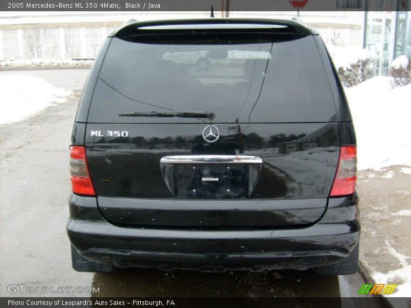 Black / Java 2005 Mercedes-Benz ML 350 4Matic