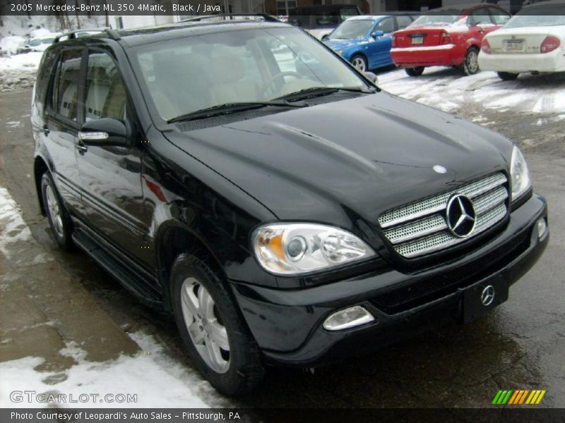 Black / Java 2005 Mercedes-Benz ML 350 4Matic