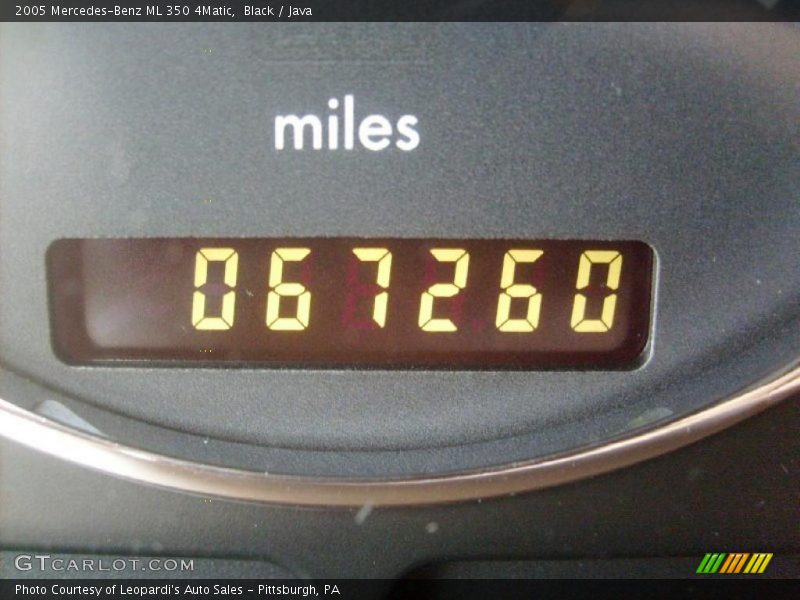 Black / Java 2005 Mercedes-Benz ML 350 4Matic
