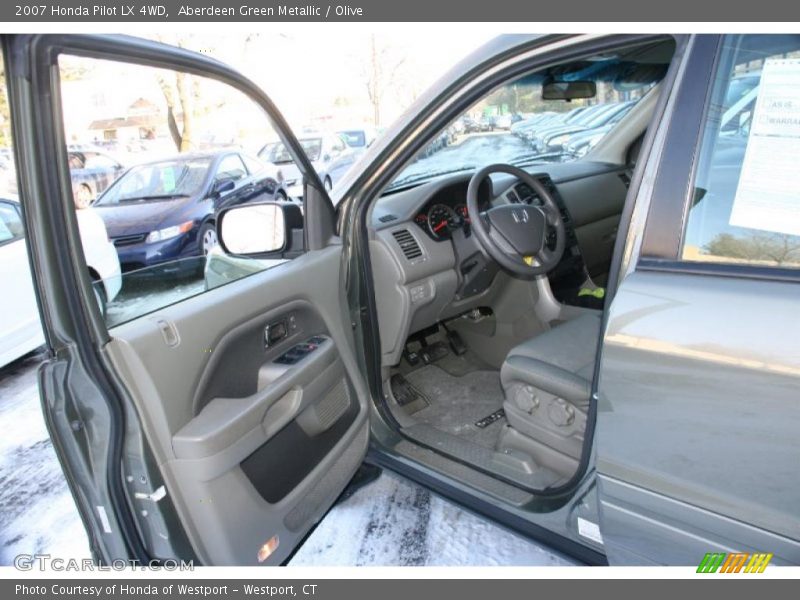 Aberdeen Green Metallic / Olive 2007 Honda Pilot LX 4WD