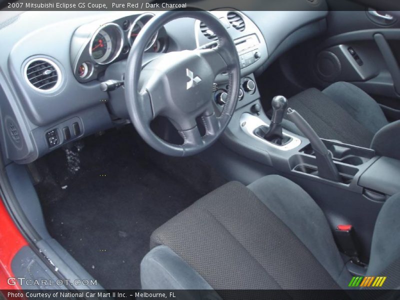 Pure Red / Dark Charcoal 2007 Mitsubishi Eclipse GS Coupe