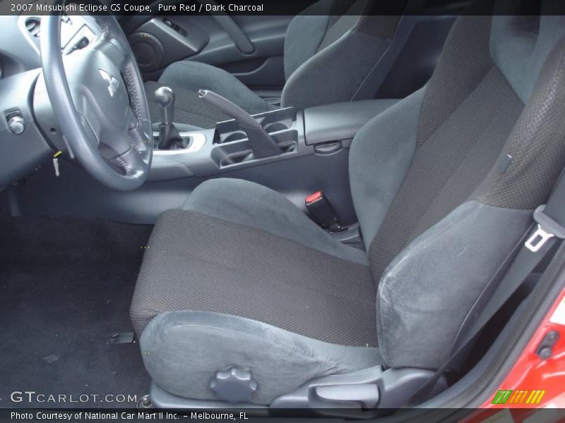 Pure Red / Dark Charcoal 2007 Mitsubishi Eclipse GS Coupe
