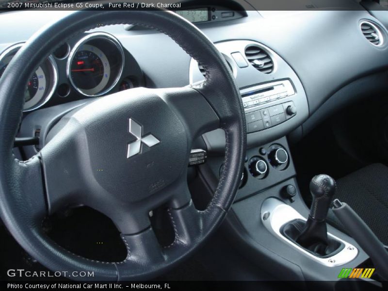 Pure Red / Dark Charcoal 2007 Mitsubishi Eclipse GS Coupe