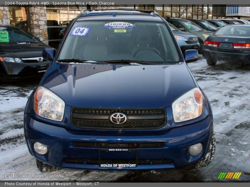 Spectra Blue Mica / Dark Charcoal 2004 Toyota RAV4 4WD